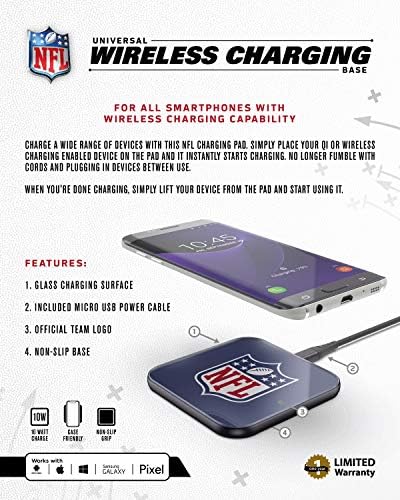 Soar NFL Wireless Charging Pad, Arizona Cardinals