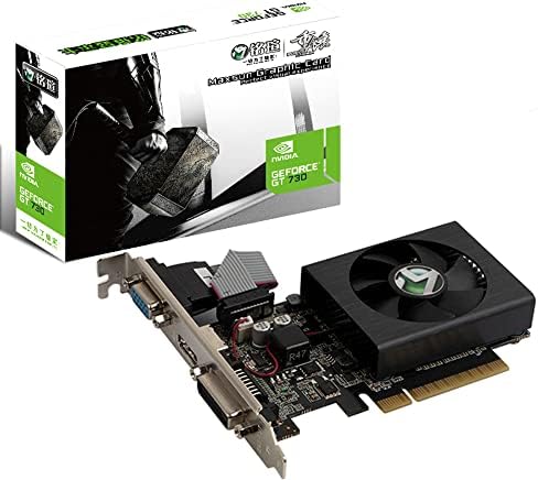 Cartões de gráficos Maxsun GeForce GT 730 2 GB de computação de computador de baixo perfil GPU GPU para ITX SFF PC HDPC HDMI, VGA, DVI