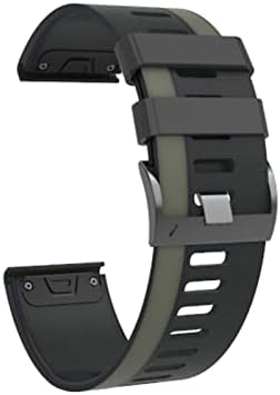 EEOMOIK 26 mm RAIXA RELAÇÃO RELAÇÃO REAGEM Strap para Garmin Fenix ​​6x 6 Pro Watch EasyFit Strap Strap para Garmin Fenix ​​5x 5 3 3HR