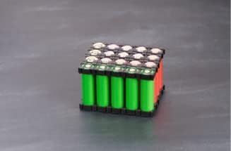 Heyiarbeit 20pcs 18650 Suporte de bateria 2x5 Placa de proteção ao espaçador de células plásticas