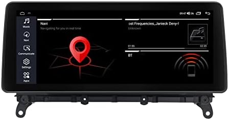 12.3 Estéreo de carro de toque para BMW X3 F25 X4 F26 2017-2018 EVO Sistema Rádio Player Android 10 GPS Navegação, CarPlay & Android Auto, Controle de voz, unidade de cabeça de dente azul 5.0