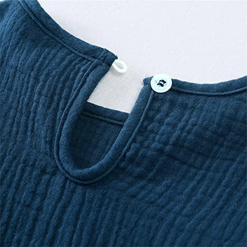 Qnfepkg criança crianças menino menino pullover sólido manga curta molhar camiseta de camisa de inverno para meninos de criança