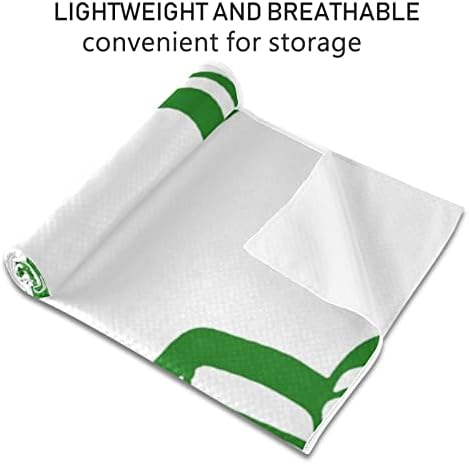 Aunhenstern Yoga Blanket Chinese-Mahjong-Tile-Plaid Yoga Towel Yoga Mat Toalha