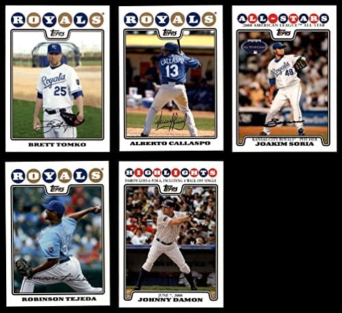 2008 Topps Update Kansas City Royals quase completo conjunto Kansas City Royals NM/MT Royals