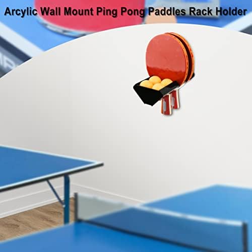 Cosmos ping pong pong saddle rack tênis tênis paddle mount slowel telder racket exibir suporte para 2 pcs ping pong schdles e bolas