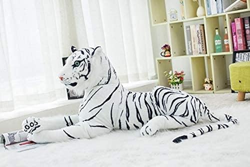 Tiger realista Tiger Toys de pelúcia de animais macios de animais fofinhos Simulação