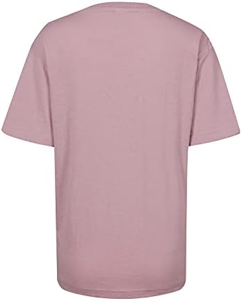 Camisa do dia dos namorados feminino Love Heart Print T-shirt casual camisa de manga curta adolescente tops para mulheres soltas
