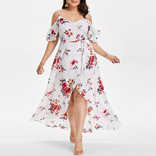 vestido de joelho feminino iqka estampa floral o pescoço vestidos casuais de verão sem mangas vestidos de tanque solto com vestidos