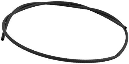 X-Dree 4mm Diã 4: 1 Proporção Aquecimento Tubo de tubo de fio Tubos de manga de cabo de cabo 1m Comprimento preto (4mm dia 4: