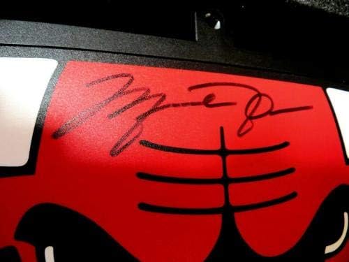 Michael Jordan assinou autografado 1/4 ENTERBAY Feliz UDA Upper Deck Bulls - Figuras autografadas da NBA
