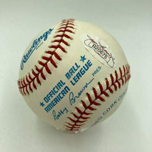 Lindo Mickey Mantle assinado American League Baseball Mint Autograph JSA COA - Bolalls autografados