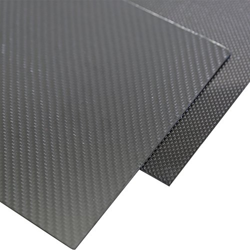 Shina 1pc 2.5x200x300mm 3k folha de painel de placa de fibra de carbono 2,5 mm de espessura mate superfície