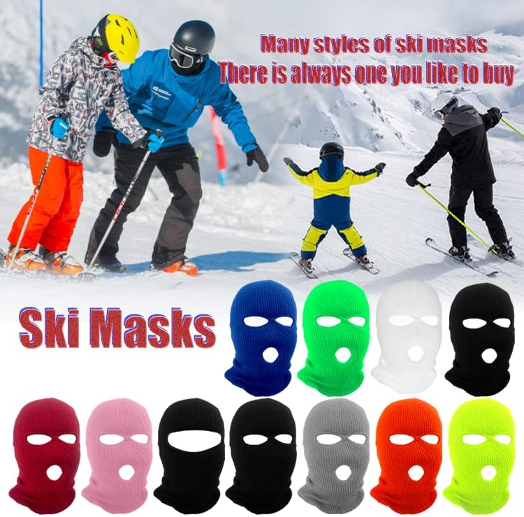 Máscara de esqui 3 buracos gorro de esqui balaclava masculino e mulheres menino e menina