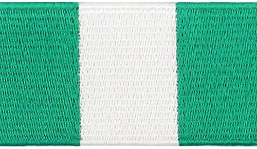 Embtao Nigeria Bandle Patch bordou nacional moral Aplique Iron on Sew in Nigerian emblem