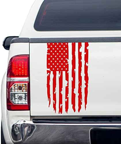 Hsdiokl American Flag Truck Decal