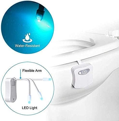 BSASHF 1 Pacote Alteração da cor Toliet Night Light Sensor de movimento LED Motivo de vaso sanitário ativado LED LUZ LUZ LUZ