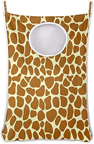 Padrão de pele de leopardo Saco de lavanderia Saco de lavanderia, sobre a porta da lavanderia Saco de bolsa de armazenamento