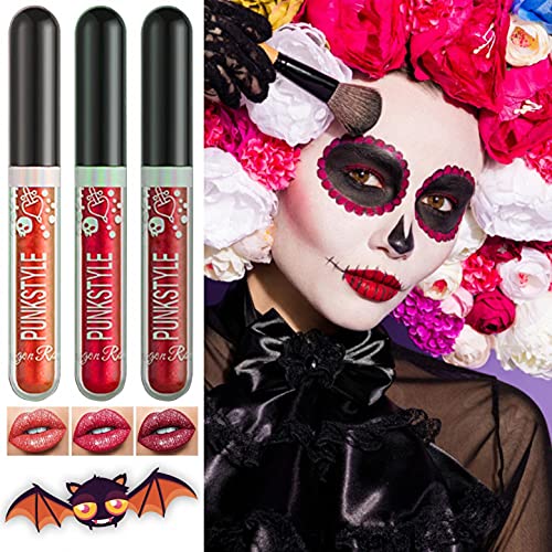 Lipstick líquido hroween halloween lip lip lip brishing diaml bible lip esmalte