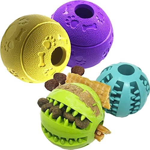 Jalousie Dog Puzzle Bols Dog Treat Dispensing Balls Non-Tóxico Brinquedos de Madeir de Rubrote Naturais para Cachorro