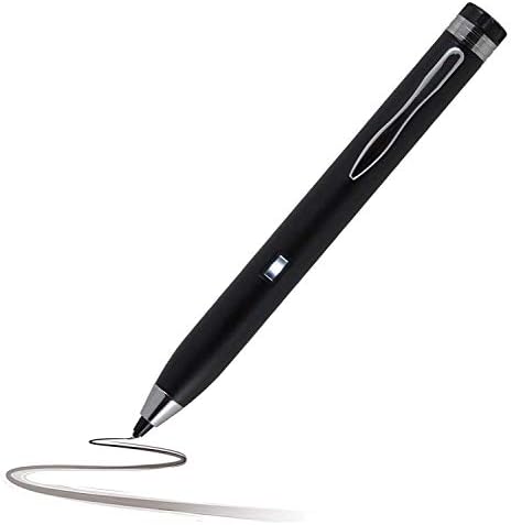 Navitech Black Mini Fine Point Digital Active Stylus Pen compatível com o Asus Zenbook Pro 15 UX580
