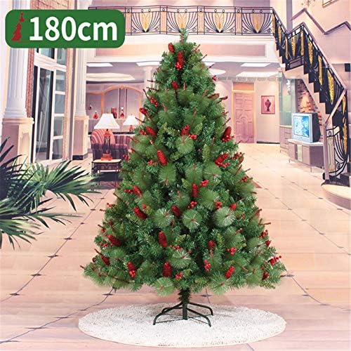 Árvore de Natal de Natal Artificial de WoGQX com pinheiros e frutas Decoração de Natal em casa com suporte de metal