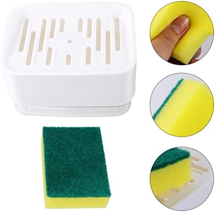 Zerodeko 1pc Soap conveniente caixa de detergente reutilizável para o escritório da cozinha