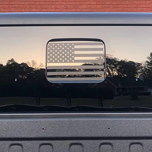 Zxiaochun traseira da janela do meio American Flag Decal