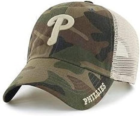 OC Sports Philadelphia Baseball Team Hat Camo Camo Phillies Cap