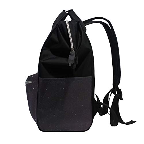 Lilibeely Grande Capacidade fralda Tote Backpack Mummy Mummy para cuidados com o bebê, Galaxy Abstract Galaxy elegante multifuncional