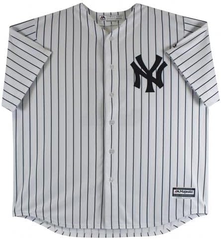 Yankees Aaron Hicks assinou os fanáticos de camisa majestosos de majestos - camisas MLB autografadas - Jerseys