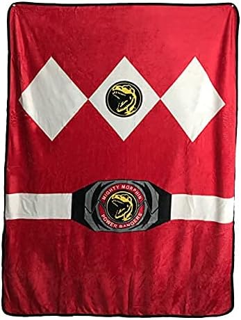 Power Rangers Red Ranger Fleece Soft Throt Blanket