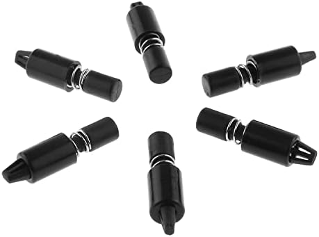 Socket Calightlestrinque Mount Pin Mount Pin DGZZI 25pcs preto dissipador de calor preto fixação de rebite parafuso