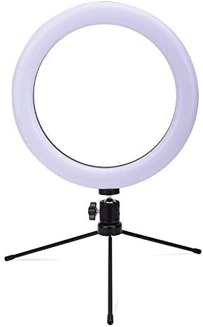 10 Luz de anel selfie com suporte para transmissão ao vivo/youtube/vídeo/maquiagem/fotografia