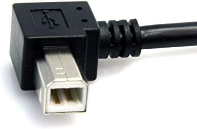 Startech.com 91cm / 91cm Um ângulo reto para B Cabo USB de ângulo reto - 0,91m ângulo reto USB 2.0 - 1x USB A 1x USB