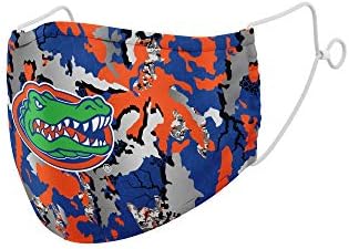 Top do mundo NCAA Florida Gators Unissex Team color máscara de impressão digital, Florida Gators Royal, Tamanho único
