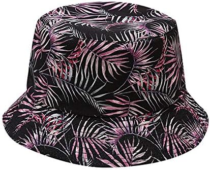 Chapéu de balde de chapéu de pescador de impressão de impressão de moda ao ar livre chapéus de sol ao ar livre feminino tampa de beisebol