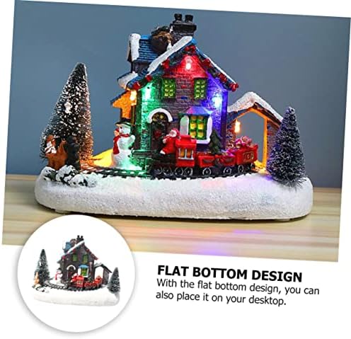 Nolitoy 1 PC Light Up Ornament Ornament Decoração de casa de inverno Decoração de casa de natal luminosa Decorações iluminadas da