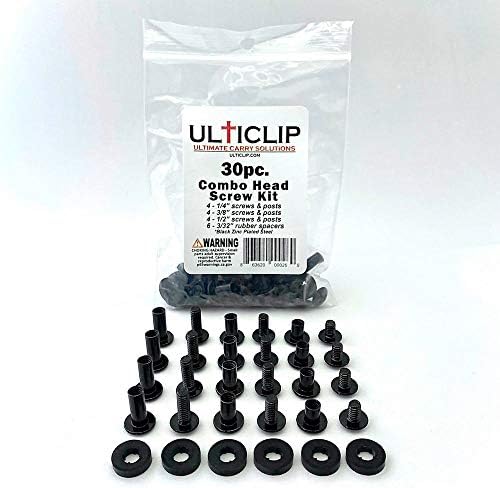 Ulticlip 30pc. Kit de parafuso de cabeça combinada