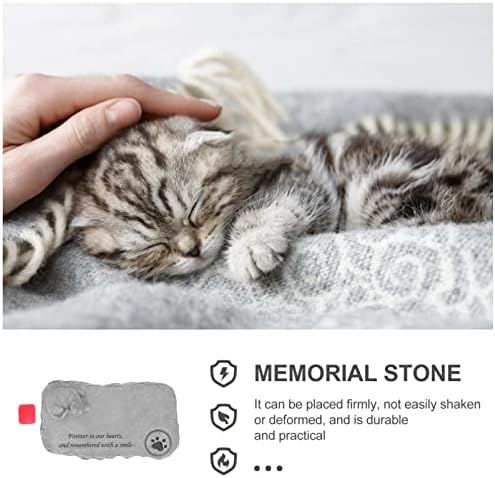 Estátuas de Popetpop Outdoor Pet Memorial Cat Dog Tombsto