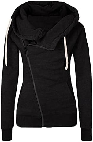 Oplxuo moletons femininos moletons moletons de manga longa zip up casual casual e outono casaco de casaco com capuz de inverno com bolsos