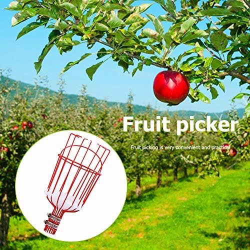 Linrus destacável Picker Fruit Cabeça Ferramentas de jardim de jardinagem Apple Peach laranja Coleta de coleta de coleta de coletor,