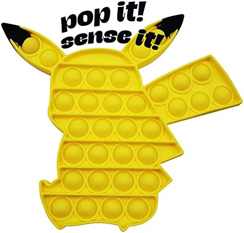 BOXGEAR PI-KKA-CHU FILGET Toy Pop Pop-Pop Fidget Toy for Kids and Adults-Stress Relief Fidget-Anti Stress Squeeze Toy-Animal Silicone