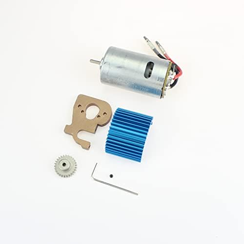 Motor escovado de metal de reposição Kingval 550 com dissipador de calor de montagem do motor e peças RC combo de 27t