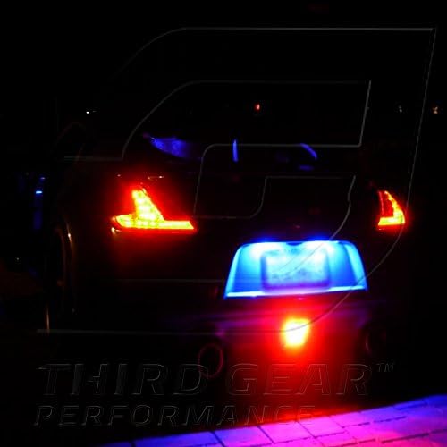 TGP T10 Blue 6 LED SMD Placa de placa Bulbos de lâmpadas 2007-2012 Compatível com Dodge calibre