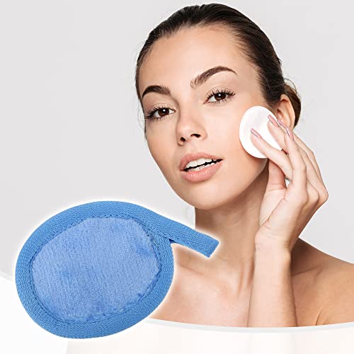 Vocoste 3 pcs flanela macia almofadas, removedores de maquiagem reutilizáveis, remoção de limpeza de maquiagem facial