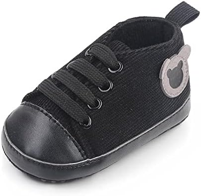 eitwo unissex meninos meninas meninas sapatos de lona macia, tênis anti-deslizamento antes de mexer para a criança