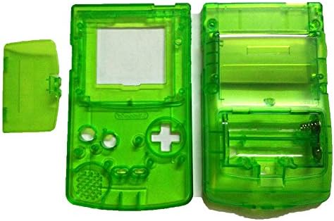 Hot Crystal Green Color Substituição Case Habitação Faixa para Nintendo Game Boy Color Shell Repair com botões de lente de tela Mario