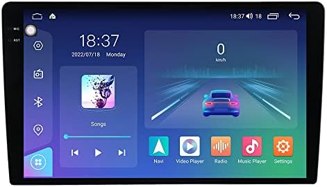Rongji M6 Pro Android 12 Betes de rádio de carros, 1280 * 720 10 Tela de toque 8+128 GB Substituição de rádio com