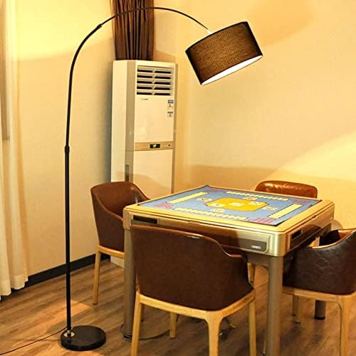 Lâmpada de chão vintage slsfjlkj com controle remoto preto retrátil da sala de estar industrial lâmpadas de pé de quarto
