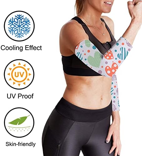 Mulheres UV Sun Protection Arm Mangas, mangas refrigerantes escudo de capa de braço para homens andando de caminhada correndo